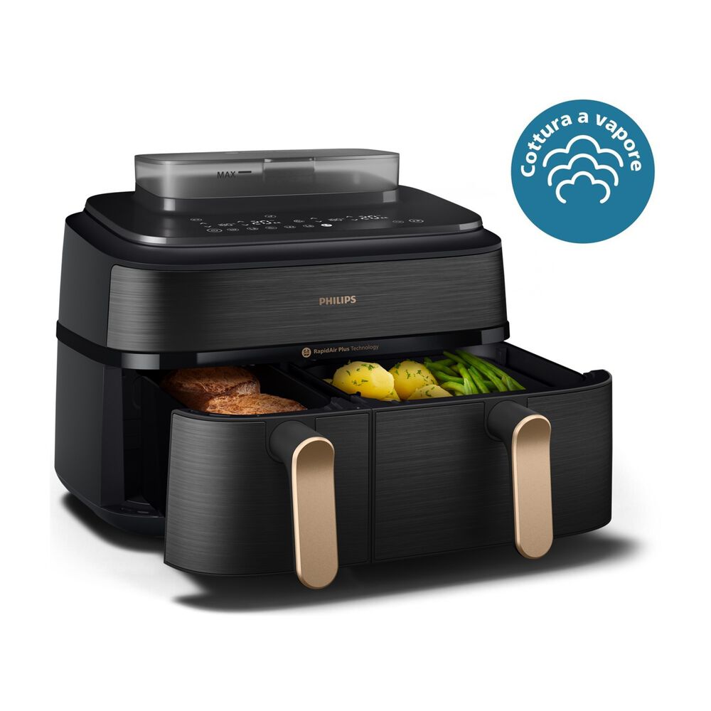 Airfryer Serie 5000 da 9L cottura vapore NA552/00, image number 1