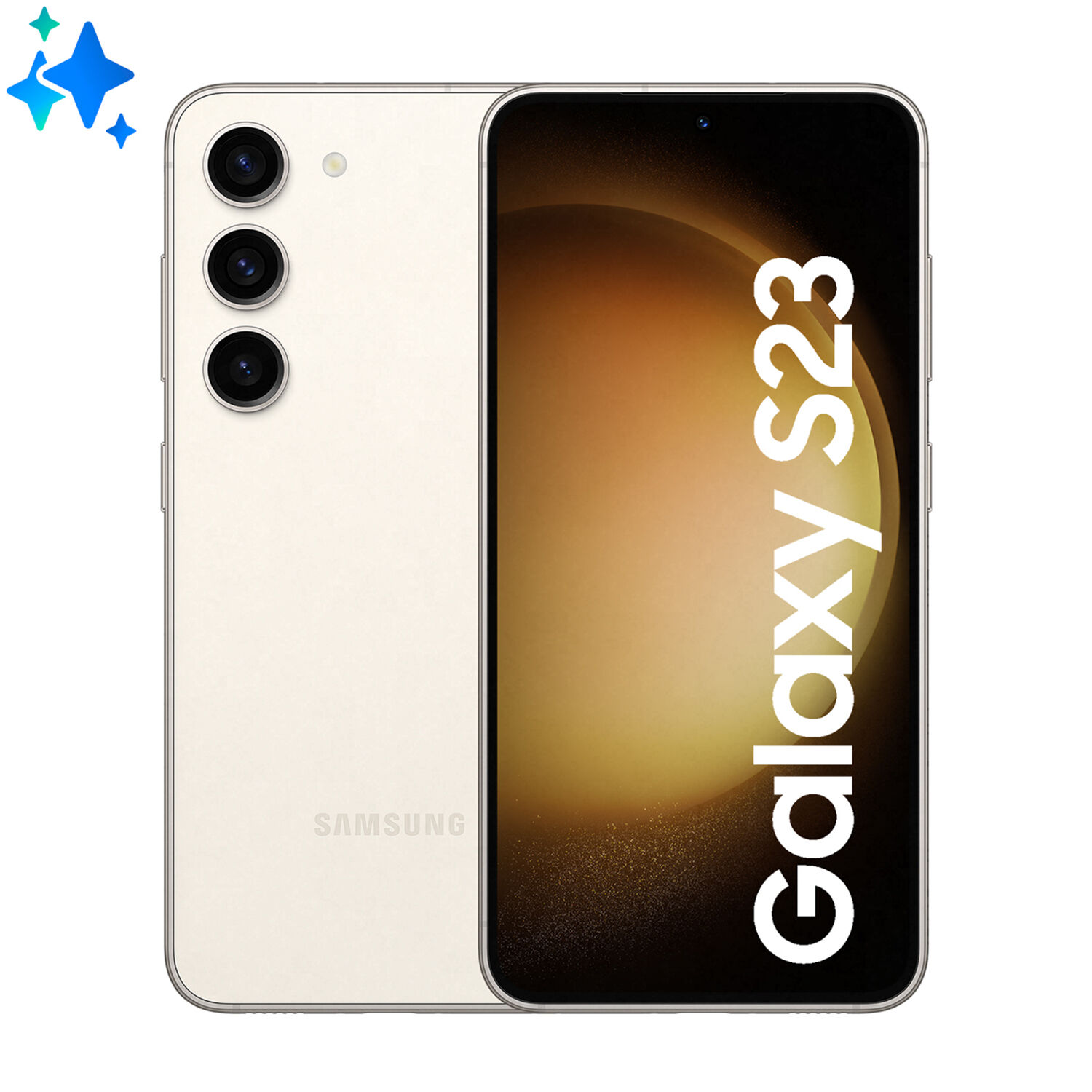 SAMSUNG Galaxy S23 256GB, 256 GB, Cream Ricondizionato