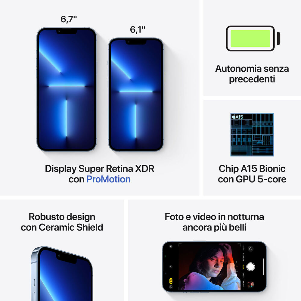 iPhone 13 Pro Max 128 Bl, 128 GB, BLUE, image number 7