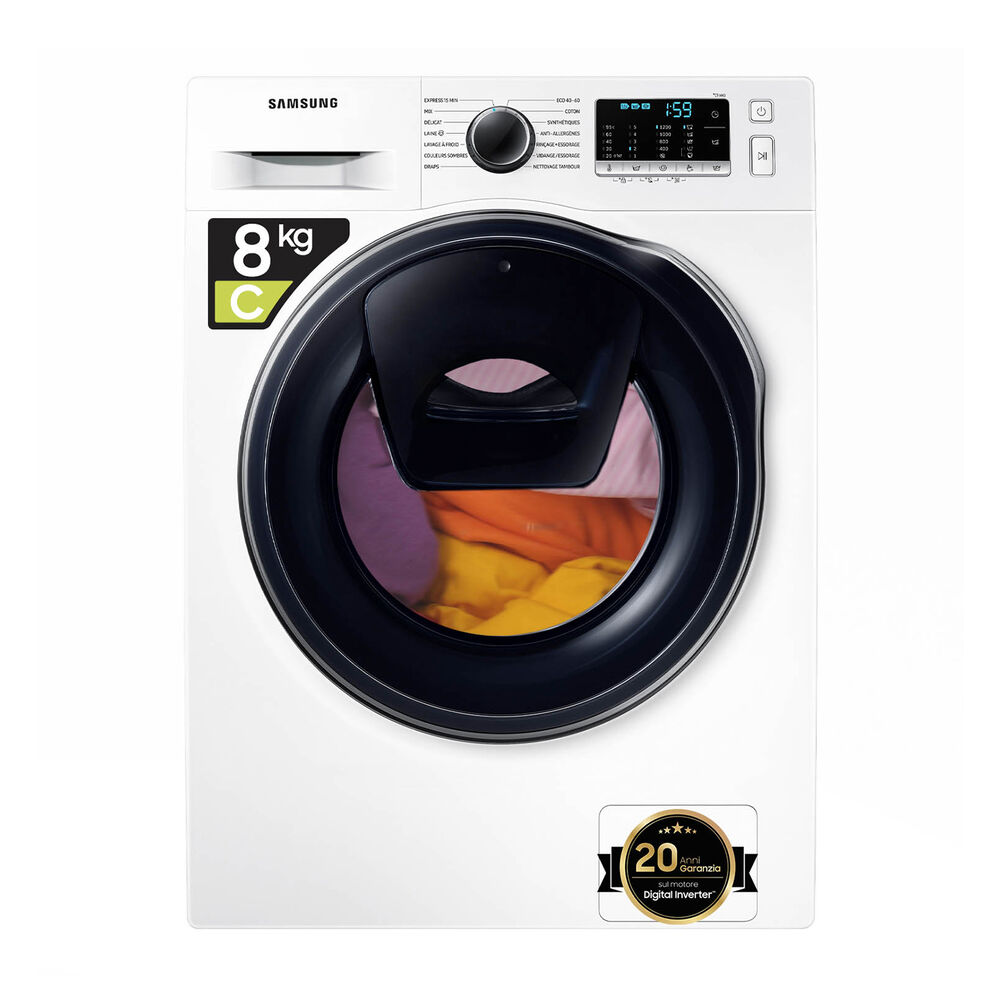 WW8NK52E0VW/ET LAVATRICE SLIM, Caricamento frontale, 8 kg, 45 cm, Classe C, image number 0