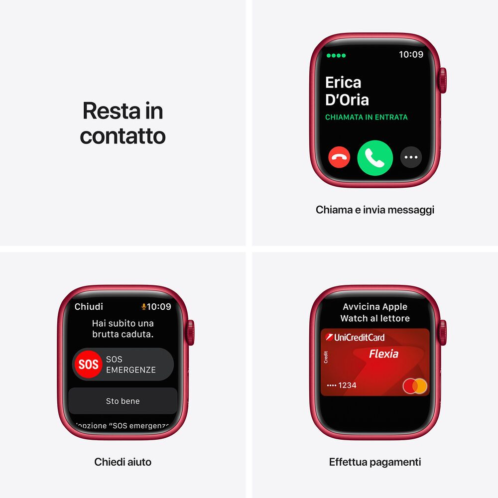 Watch Series 7 GPS+Cellular 45mm in alluminio PRODUCT(RED) - Sport PRODUCT(RED), image number 6