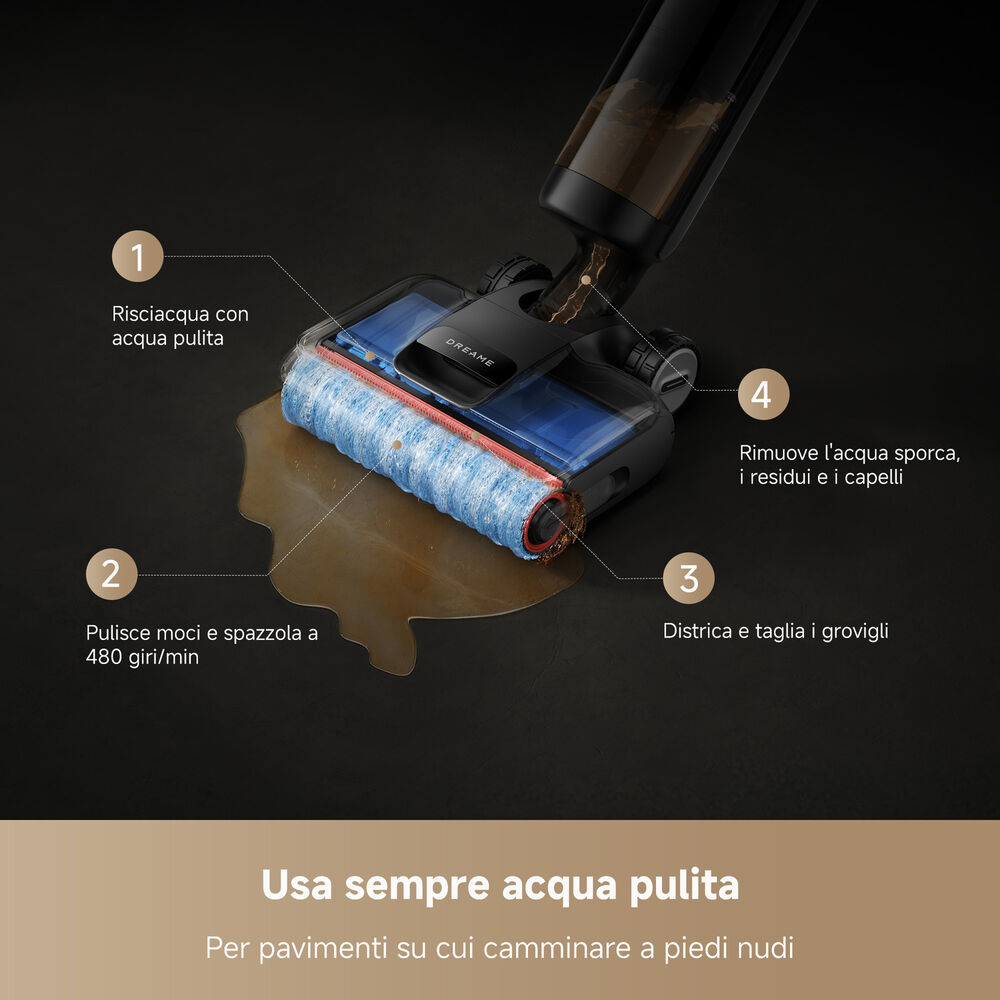LAVAPAVIMENTI DREAMEH12 PRO FLEXLITE, Potenza 400 W, Nero / Grigio - PRMG GRADING OOBN - 10%, image number 3