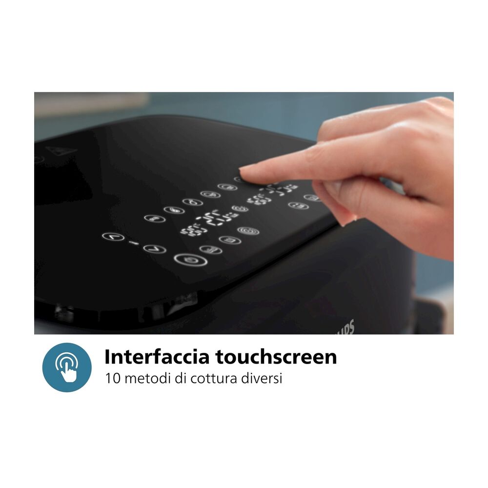 Airfryer Serie 1000 doppio cestello 7.1L NA150/00, image number 11