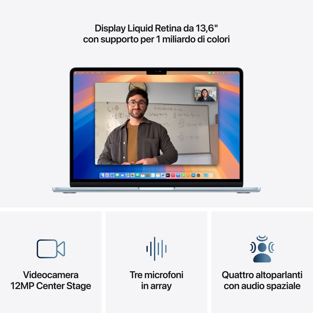 APPLE MacBook Air 13'', Chip M4, 10 CPU 10 GPU, 24GB, 512GB, Celeste - PRMG GRADING OOBN - 10%, image number 5