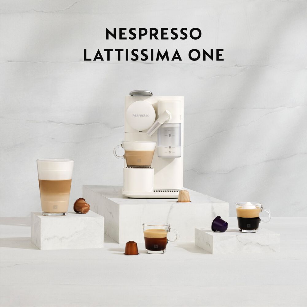 DE LONGHI Lattissima One EN510.W MACCHINA CAFFÈ CAPSULE, Bianco, image number 4