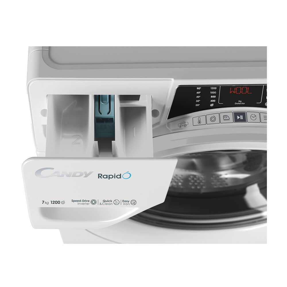 RO41274DWMST/1-S LAVATRICE, Caricamento frontale, 7 kg, 45 cm, Classe A, image number 5