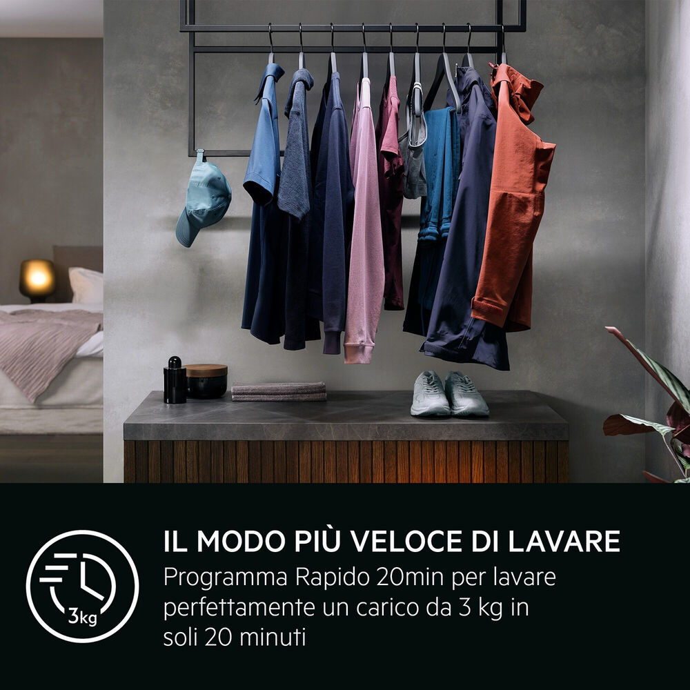 L6SE26A LAVATRICE, Caricamento frontale, 6 kg, 11 programmi, Profondit&agrave; 37,2 cm, Giri 1200 rpm, Bianco, livello rumorosit&agrave; centrifuga 72 dB(A), Classe A - PRMG GRADING ROBN - 10%, image number 1