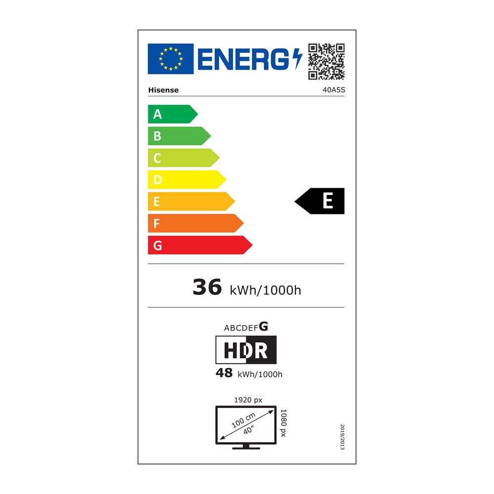 HISENSE 40A5S, Smart TV QLED 40" FHD, 60Hz, Audio Dolby Atmos, VIDAA OS con 1000+ APP, HDR10, Game Mode, Works with Alexa, Wifi, lativ&ugrave; - PRMG GRADING OOBN - 10%, image number 4