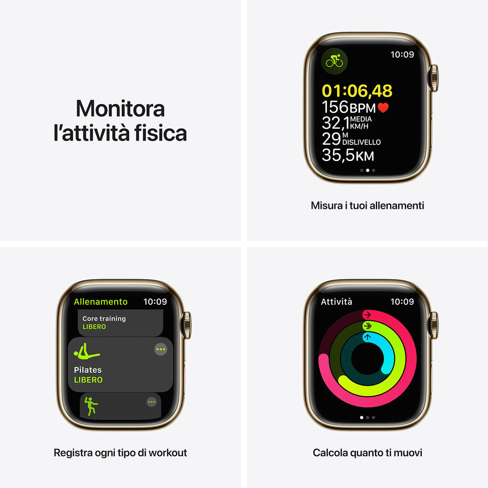 SMARTWATCH APPLE WATCH S7 GPS+CE 45 ST, image number 4