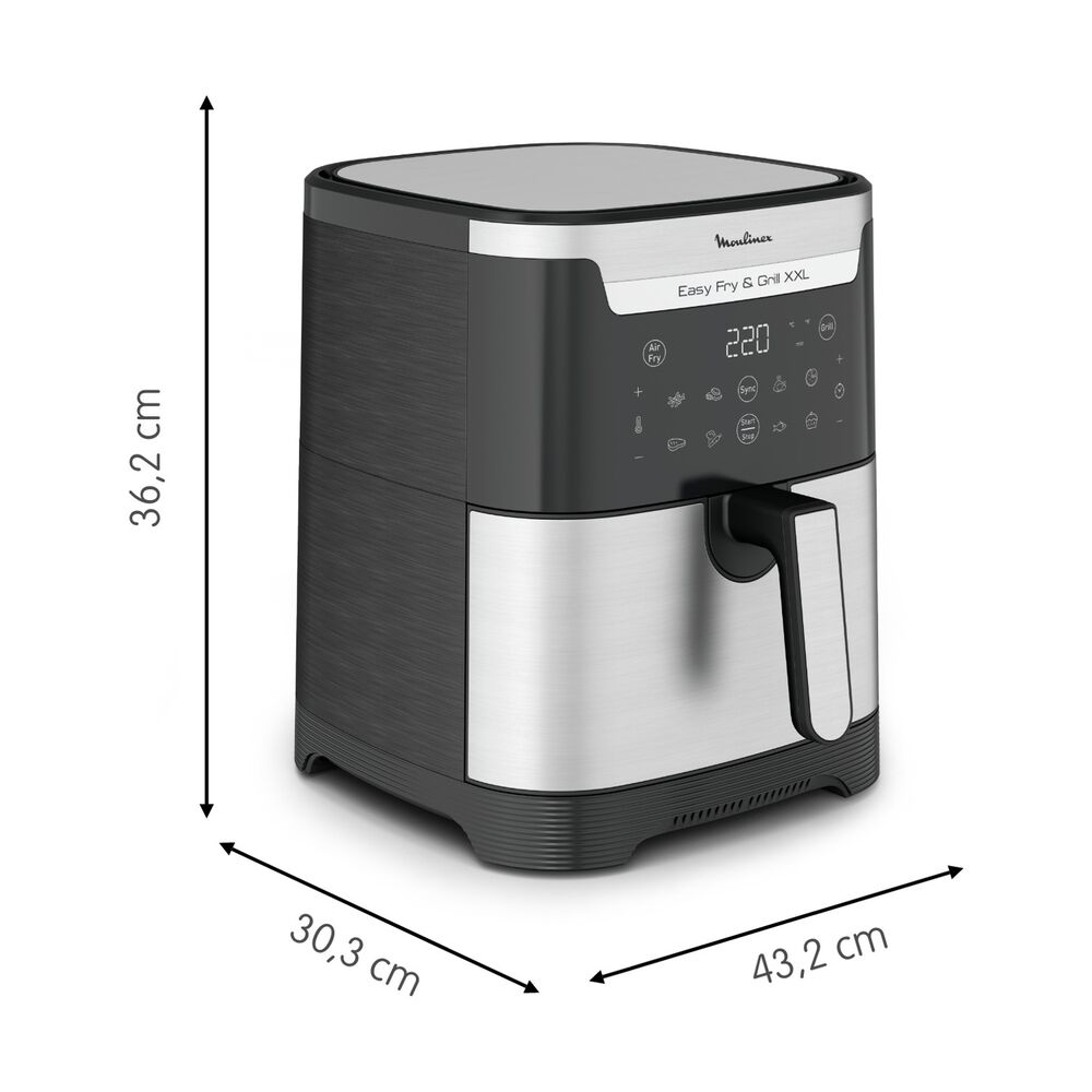FRIGGITRICE AD ARIA MOULINEX EZ801D, image number 7