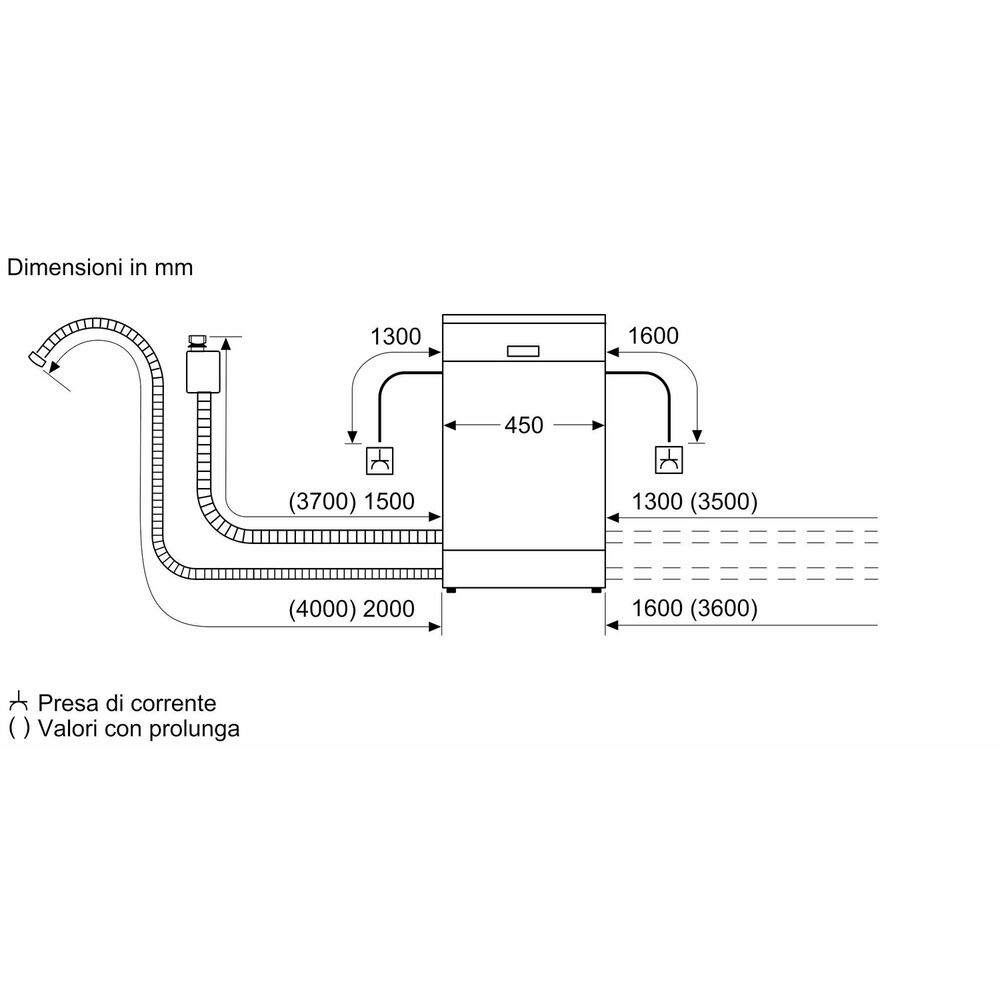 LAVASTOVIGLIE INCASSO Incasso built-in (BI) BOSCH SPV6EMX09E, Programmi 6, Dimensioni: L 44,8 cm, A 81,5 cm, P 55 cm, Rumorosit&agrave; 44 dB(A), Consumo di acqua 8,7 l, Non disponibile, Classe B - PRMG GRADING ROBN - 10%, image number 4