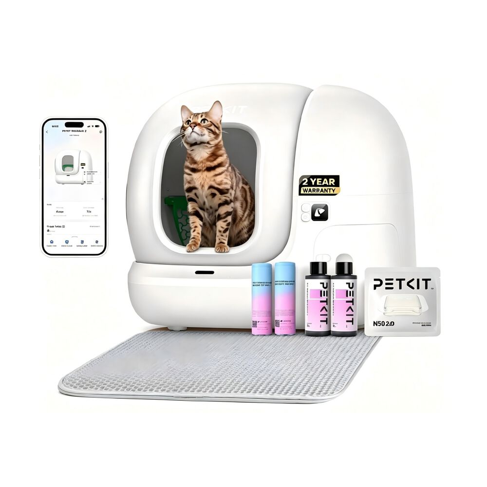 Lettiera autopulente automatica per Gatti PETKIT Pura Max 2, Capacit&agrave; Massima 76L, Antiodore, Funzionamento Silenzioso, XSecure, Controllo tramite APP  - PRMG GRADING OOAN - 5%, image number 0