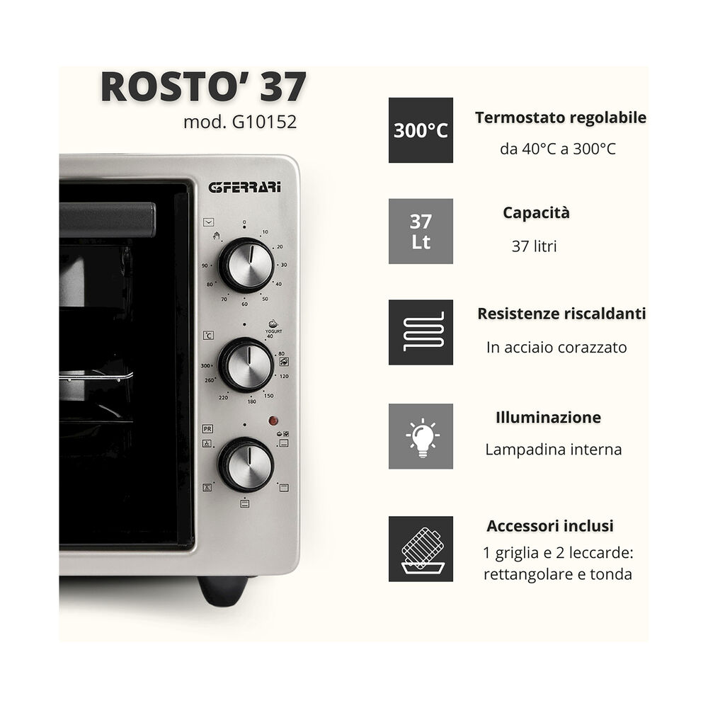 FORNO ELETTRICO ROSTO' 37, image number 2