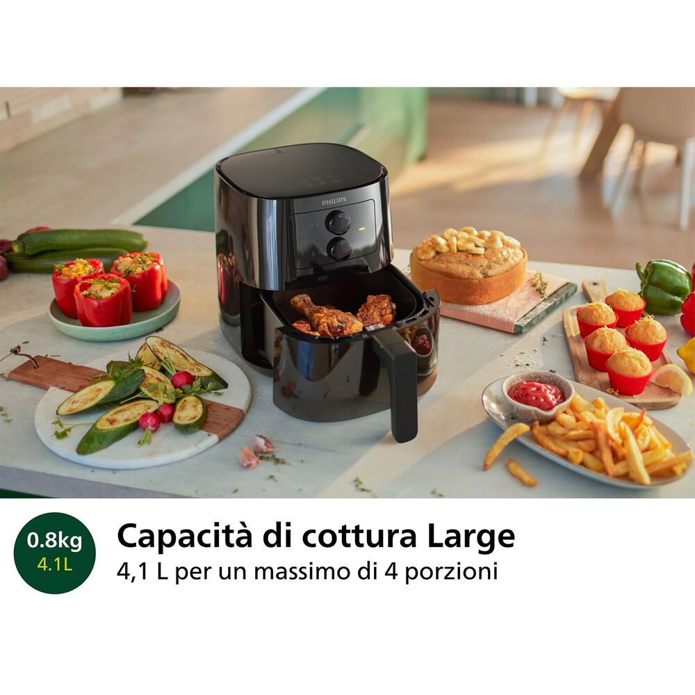 FRIGGITRICE AD ARIA PHILIPS Airfryer Essential HD9200/90, image number 3
