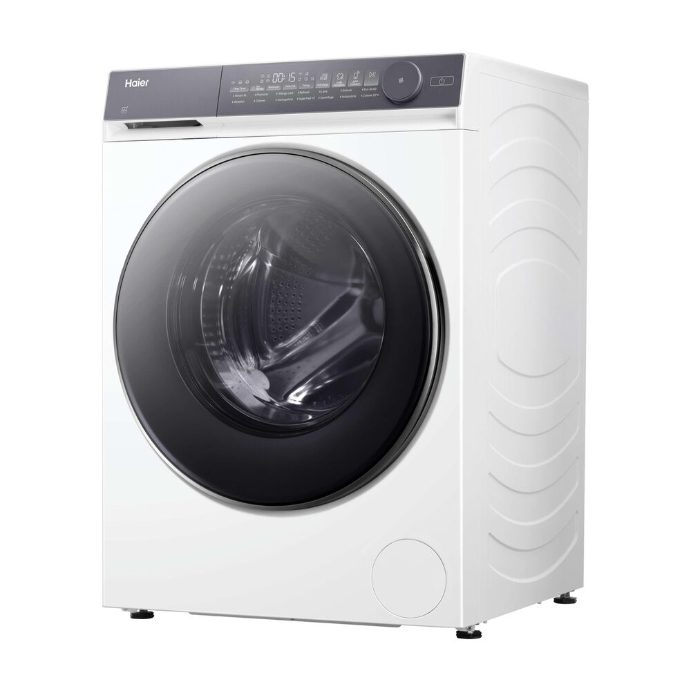 HAIER HWD120-B14367UIT LAVASCIUGA, Caricamento frontale, capacit&agrave; lavaggio 12 kg, capacit&agrave; asciugatura 8 kg, 14 programmi, Profondit&agrave; 67 cm, Giri 1400 rpm, Bianco, Argento, Classe D, Abbonamento DAZN Full 6 mesi incluso - PRMG GRADING ROAN - 4.99%, image number 5
