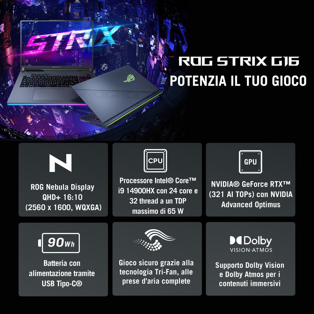 ROG Strix G16 G614, image number 9