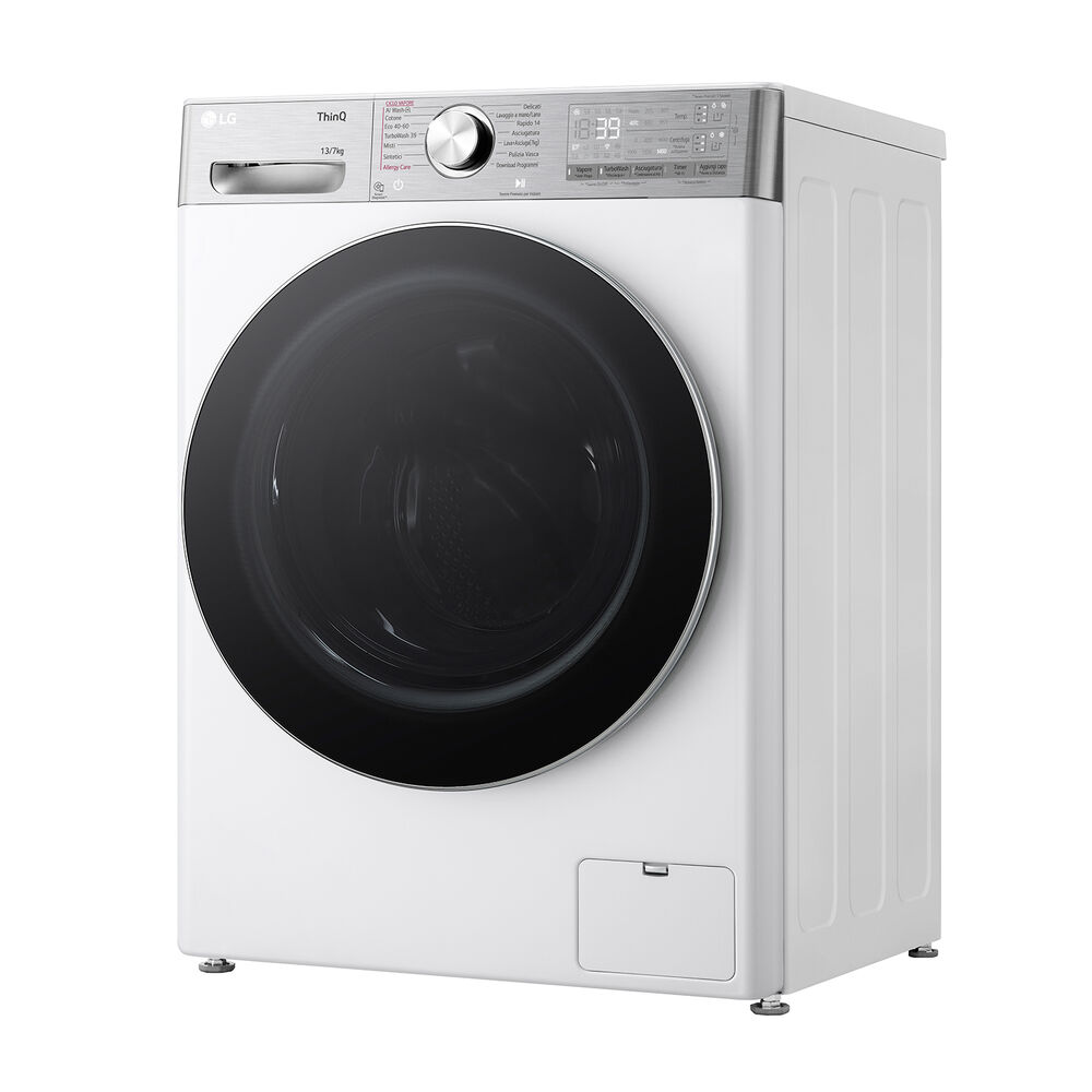 D4R9513TPWC AI DD LAVASCIUGA, Caricamento frontale, capacit&agrave; lavaggio 13 kg, capacit&agrave; asciugatura 7 kg, 14 programmi, Profondit&agrave; 61,5 cm, Giri 1400 rpm, White, Classe D - PRMG GRADING ROBN - 10%, image number 4