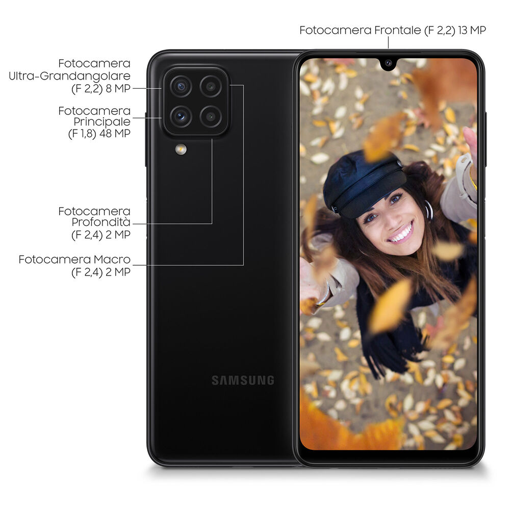 Galaxy A22, 64 GB, BLACK, image number 3
