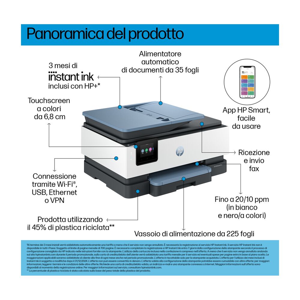 OFFICEJET 8125E CON HP+, image number 3