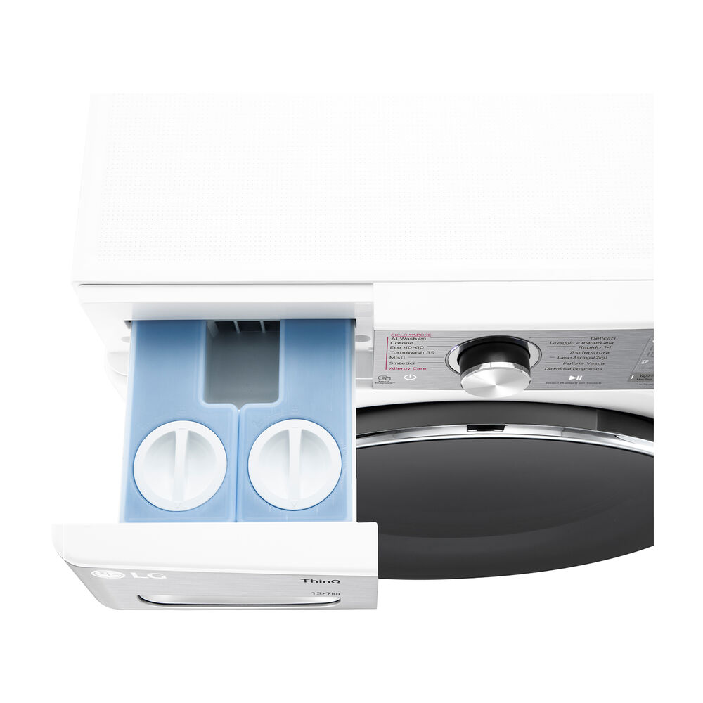 D4R9513TPWC AI DD LAVASCIUGA, Caricamento frontale, capacit&agrave; lavaggio 13 kg, capacit&agrave; asciugatura 7 kg, 14 programmi, Profondit&agrave; 61,5 cm, Giri 1400 rpm, White, Classe D - PRMG GRADING ROBN - 10%, image number 15
