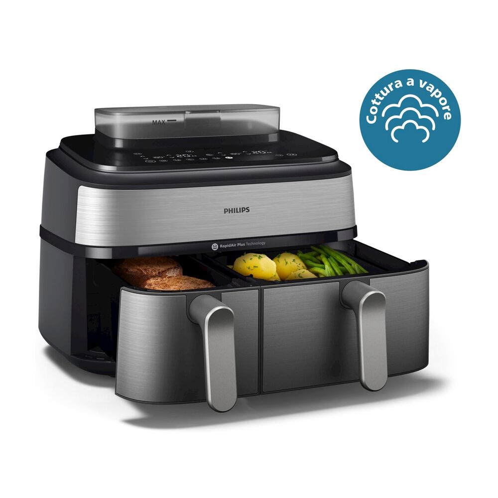 Airfryer Serie 5000 da 9L cottura vapore NA555/00, image number 1