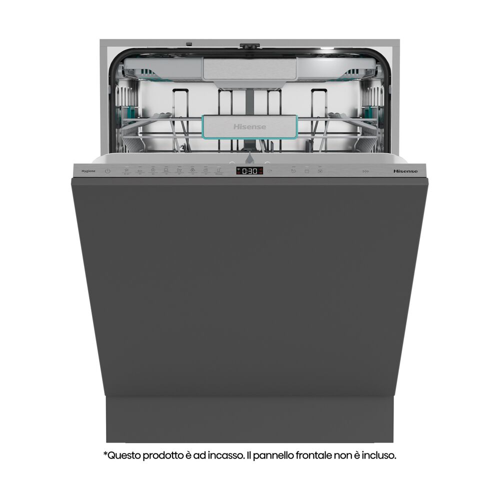 LAVASTOVIGLIE INCASSO Incasso built-in (BI) HISENSE HV693A65AD, Programmi 7, Dimensioni: L 59,5 cm, A 81,6 cm, P 55,5 cm, Rumorosit&agrave; 41 dB(A), Consumo di acqua 9,5 l, Bianco, Classe A - PRMG GRADING ROCN - 15%, image number 10