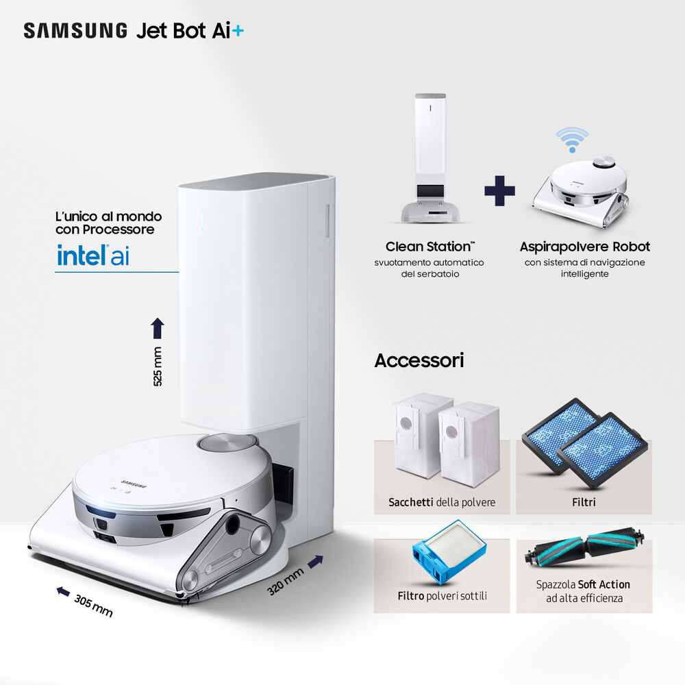 VR50T95735W/WA JETBOT AI aspirapolvere robot, 170 W, image number 1