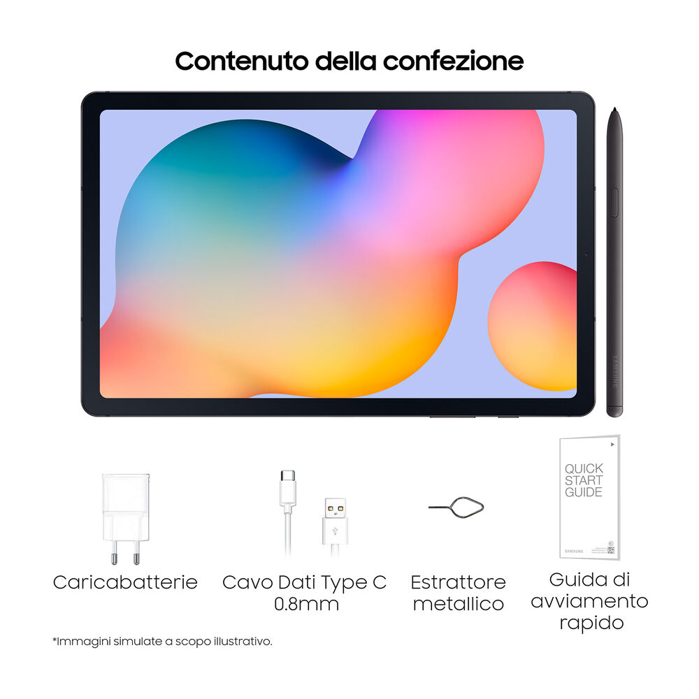  Tablet SAMSUNG Galaxy Tab S6 Lite (2022), 64 GB, 4G (LTE), 10,4 pollici, image number 8