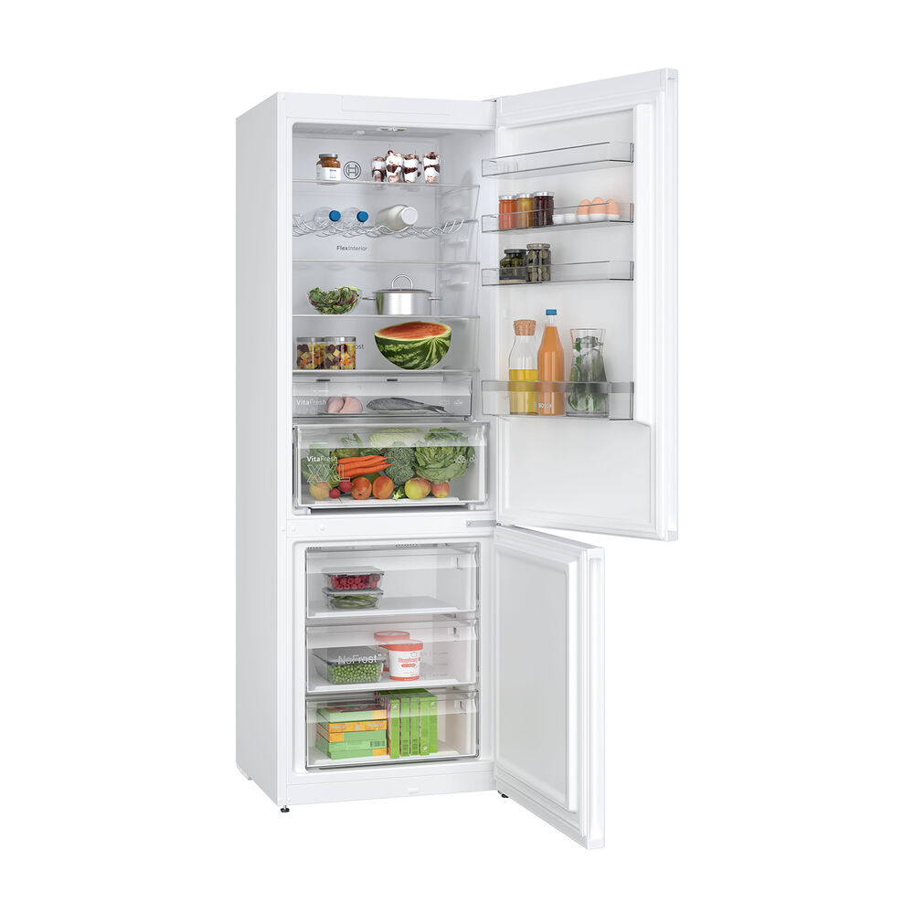 FRIGORIFERO COMBINATO KGN497WDF, Capacit&agrave; netta totale 440 l, Rumorosit&agrave;: 35 dB(A), 4 ripiani, Dimensioni: L 70 cm A 203 cm P 66,7 cm, Bianco, Classe D - PRMG GRADING ROCN - 14.99%, image number 3