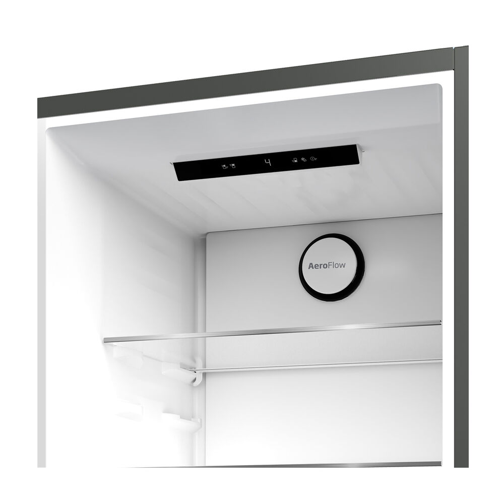 FRIGORIFERO COMBINATO B5RCNA365HG, Capacit&agrave; netta totale 316 l, Rumorosit&agrave;: 36 dB(A), 4 ripiani, Dimensioni: L 59,5 cm A 186,5 cm P 66,3 cm, Inox Dark, Classe D, image number 5