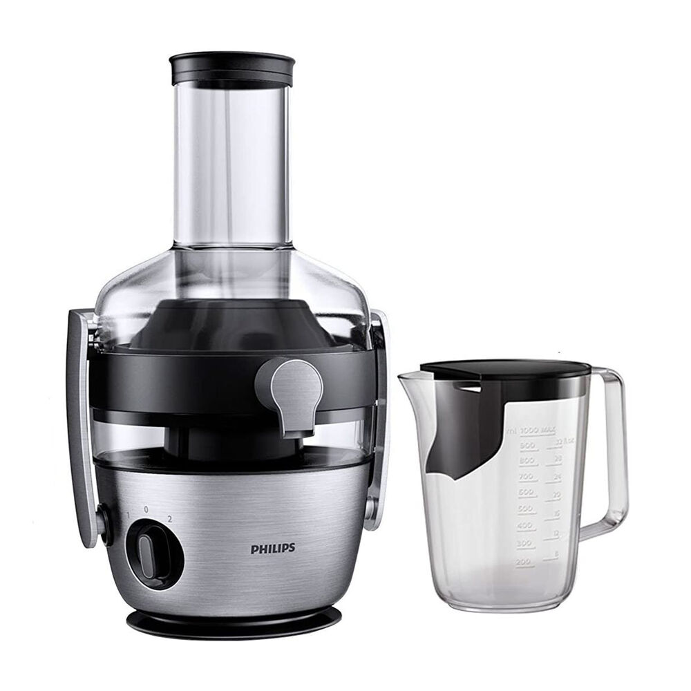 SPREMIAGRUMI PHILIPS HR1921/20, Potenza 1100 W, Recipiente succo da 1 l, 2 velocit&agrave; velocit&agrave;, in-Metallo, Acciaio inox / nero - PRMG GRADING ROBN - 10%, image number 2
