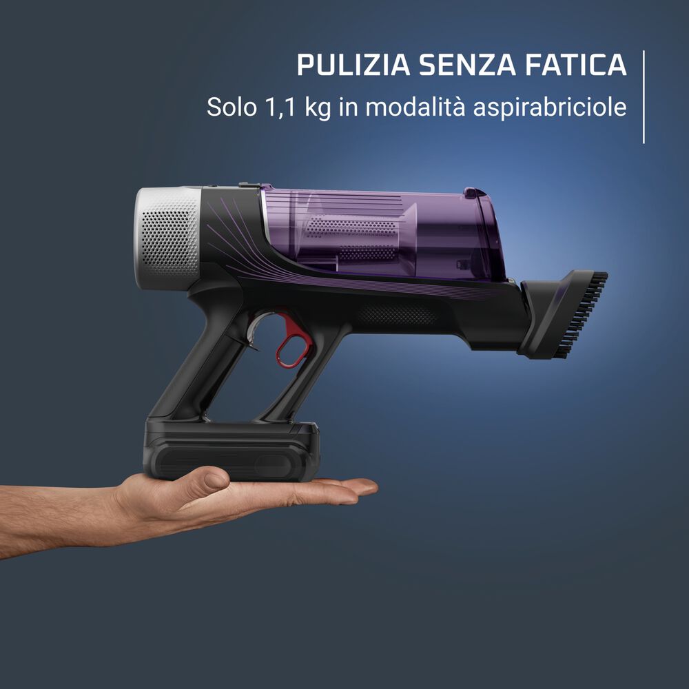 RH2039 scopa elettrica senza filo, Senza sacco, 200 W, image number 3
