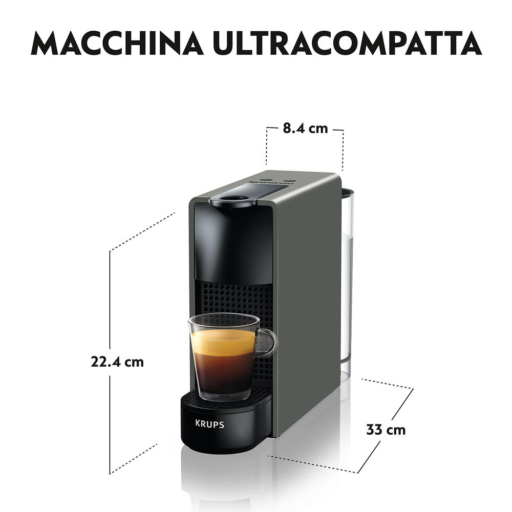 Essenza Mini XN110BK MACCHINA CAFFÈ CAPSULE, grigio scuro, image number 2
