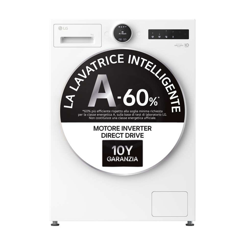 F4X9009TWCE Next AI DD LAVATRICE, Caricamento frontale, 9 kg, 24 programmi, Profondit&agrave; 56,5 cm, Giri 1400 rpm, Ivory White , livello rumorosit&agrave; centrifuga 72 dB(A), Classe A - PRMG GRADING ROBN - 10%, image number 8