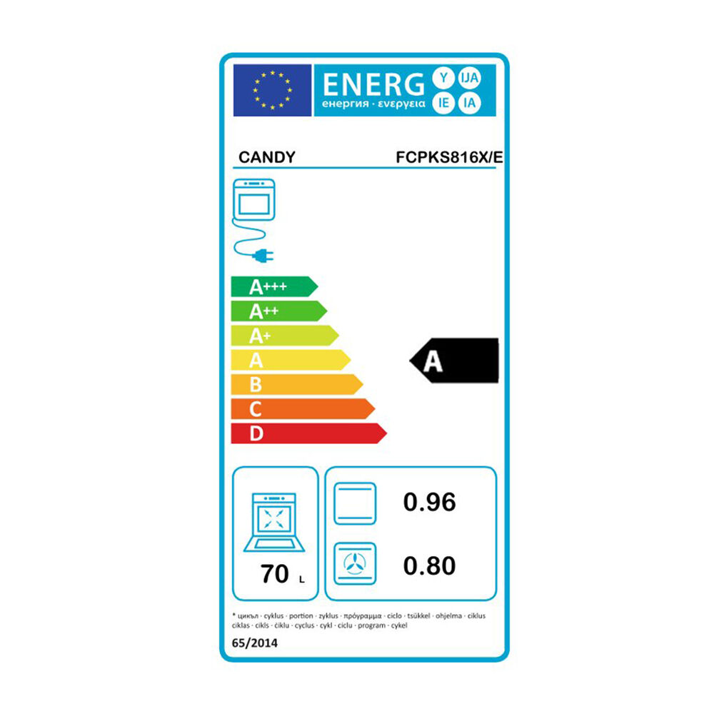 FCPKS816X/E FORNO INCASSO, classe A, image number 1
