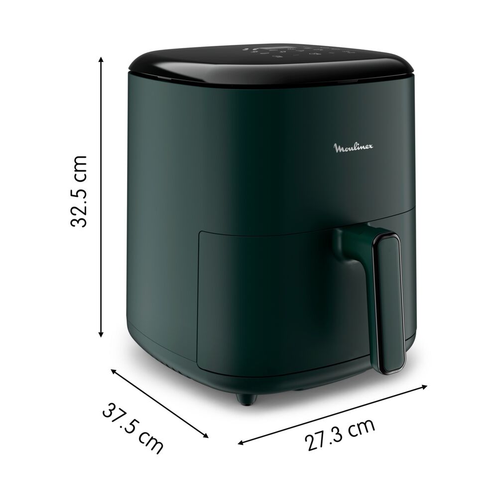 MOULINEX EasyFry Max EZ2453 FRIGGITRICE AD ARIA, capacit&agrave; 5 l, Max potenza 1500 W, Verde scuro - PRMG GRADING OOBN - 10%, image number 6