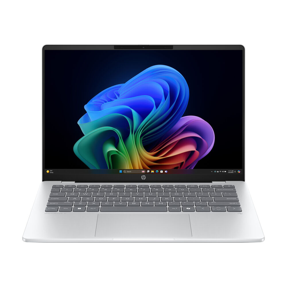 HP OMNIBOOK 5 14-HE0003NL NOTEBOOK, 14 ", processore Qualcomm Snapdragon X X1-26-100, Qualcomm Adreno&trade; Onboard Graphics, RAM 16 GB, 512 GB SSD, Silver, Windows 11 Home - PRMG GRADING OOBN - 10%, image number 0