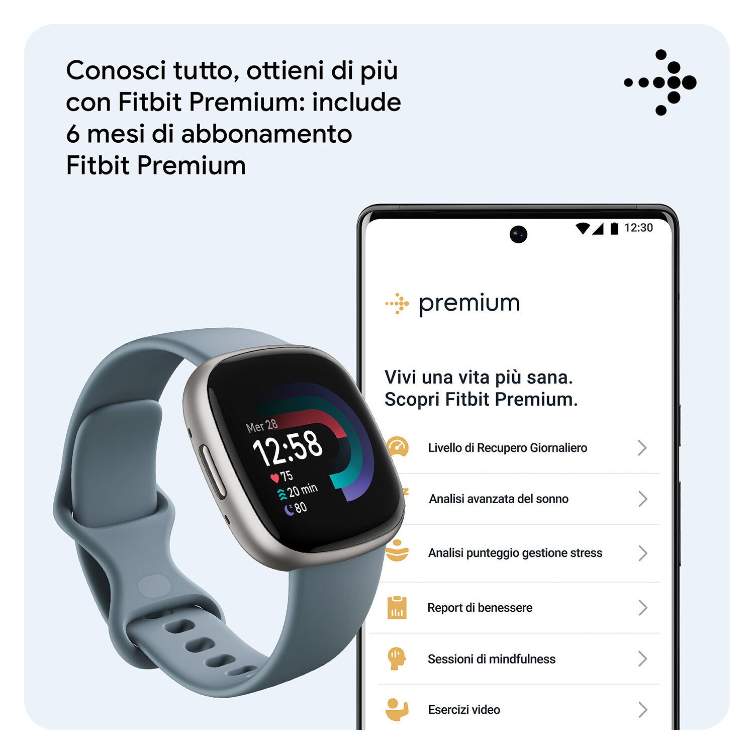 FITBIT SMARTWATCH FITBIT VERSA 4 Ricondizionato MediaWorld 15 sconto