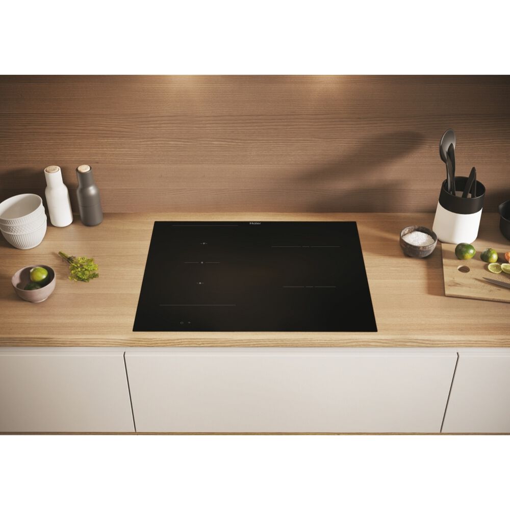 HAIER HAIFB54CIRS PIANO COTTURA, 4 zone di cottura, dimensioni: L 65 cm, P 51 cm, Nero,&nbsp; Abbonamento DAZN Full 3 mesi incluso  - PRMG GRADING ROAN - 5%, image number 4