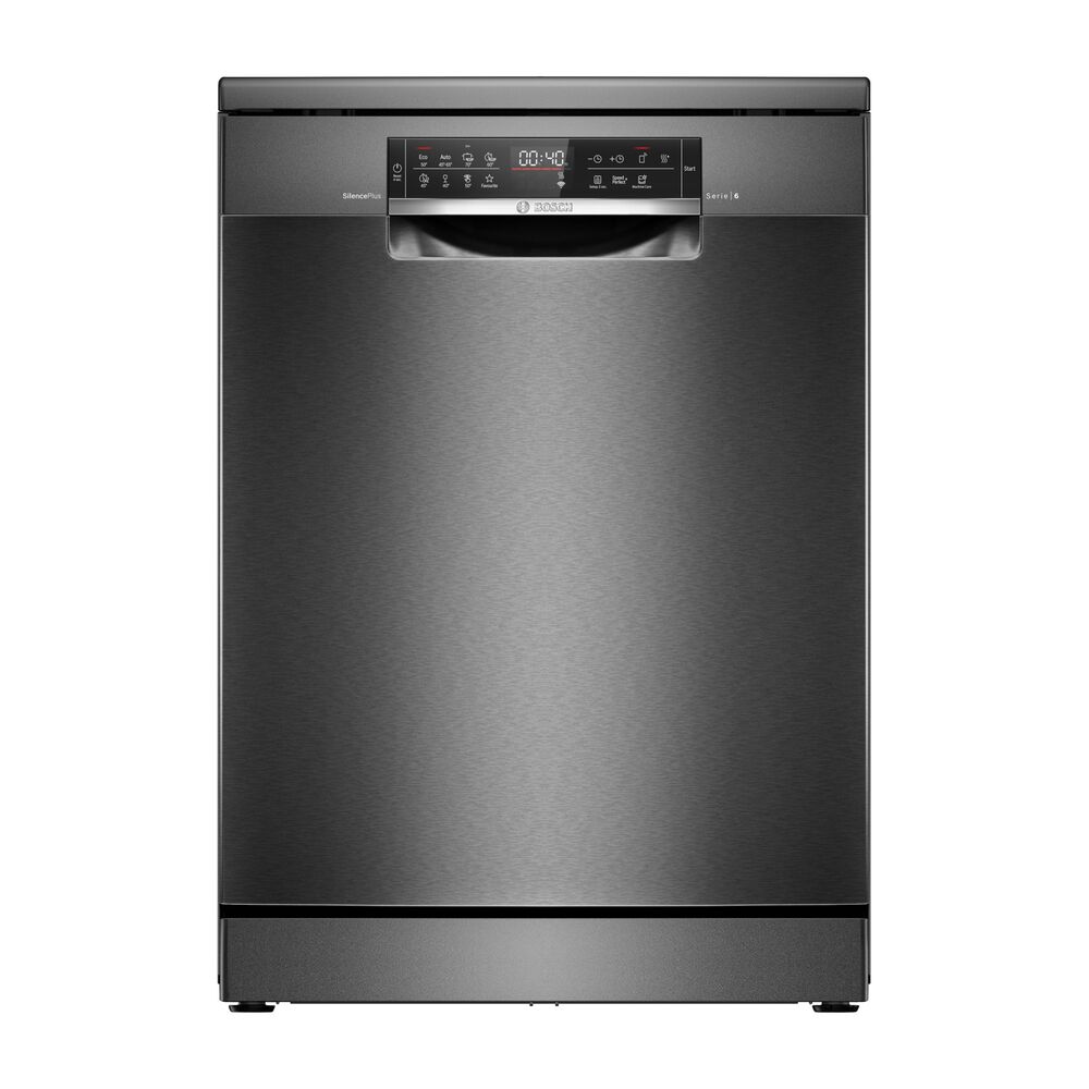 LAVASTOVIGLIE Libera installazione (FS) BOSCH SMS6ECC12E, Programmi 8, Dimensioni: L 60 cm, A 84,5 cm, P 60 cm, Rumorosit&agrave; 42 dB(A), Consumo di acqua 9 l, Acciaio nero anti-impronta, Classe A - PRMG GRADING ROBN - 10%, image number 5