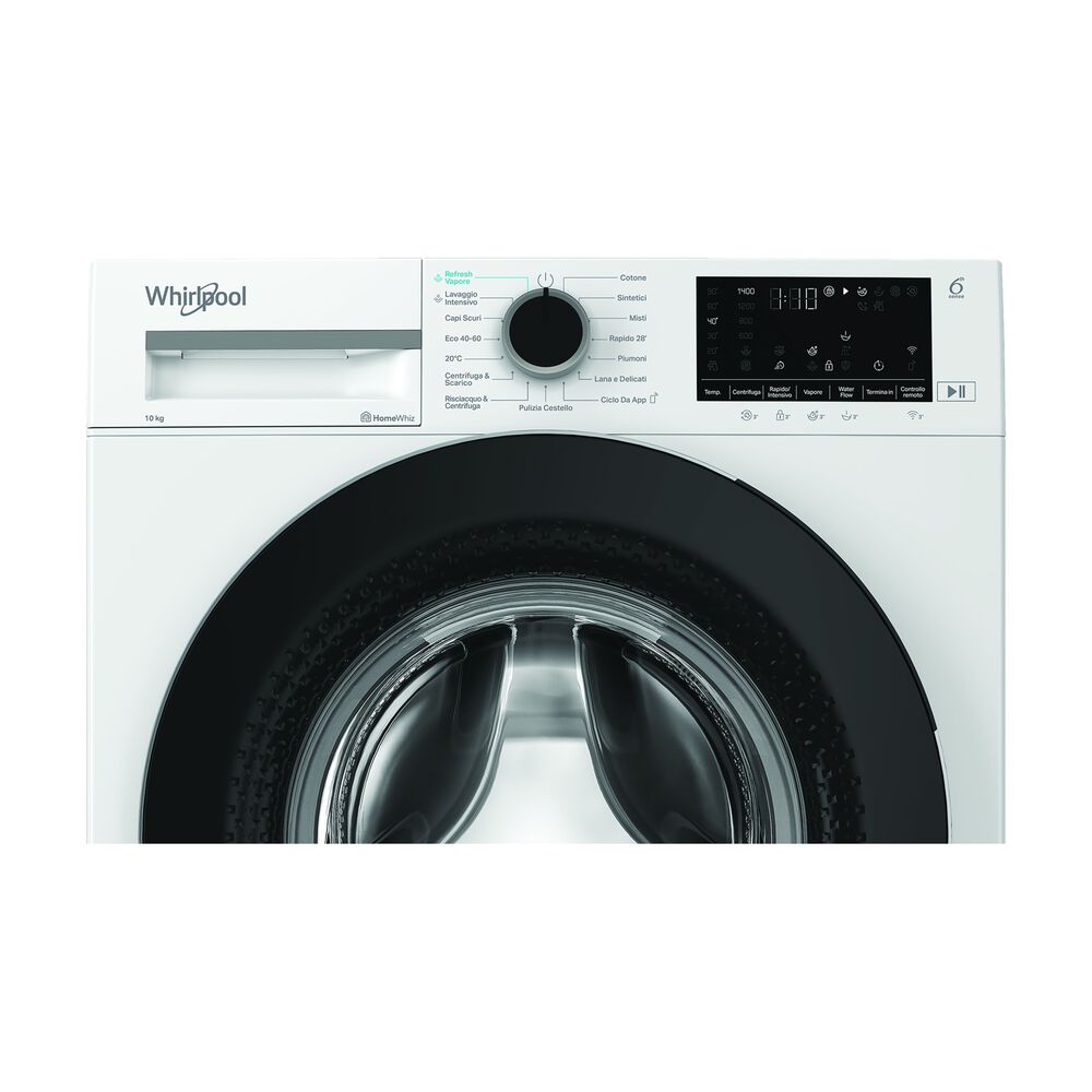 WHIRLPOOL WAM 09WB IT LAVATRICE, Caricamento frontale, 10 kg, 16 programmi, Profondit&agrave; 58 cm, Giri 1400 rpm, Bianco, Classe A - PRMG GRADING ROCN - 15%, image number 2