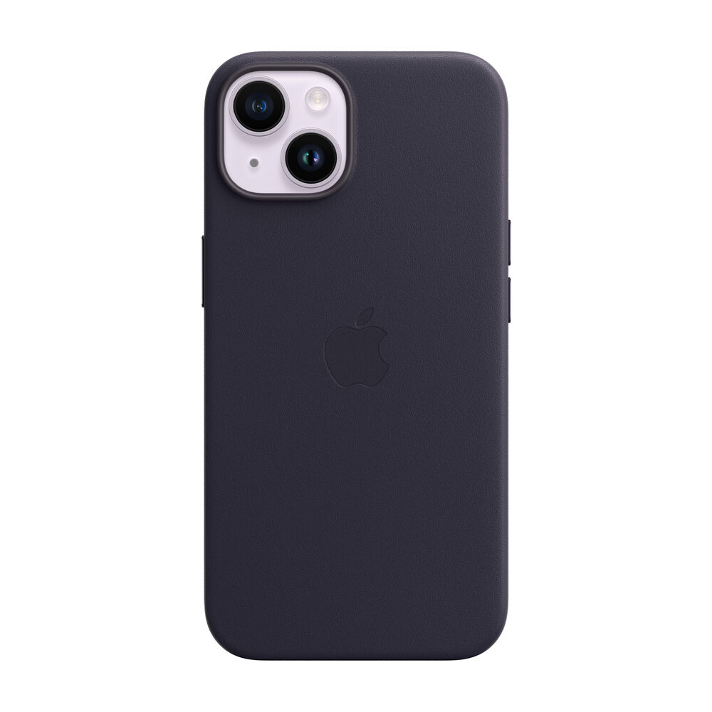 Custodia MagSafe in pelle per iPhone 14 - Inchiostro, image number 1