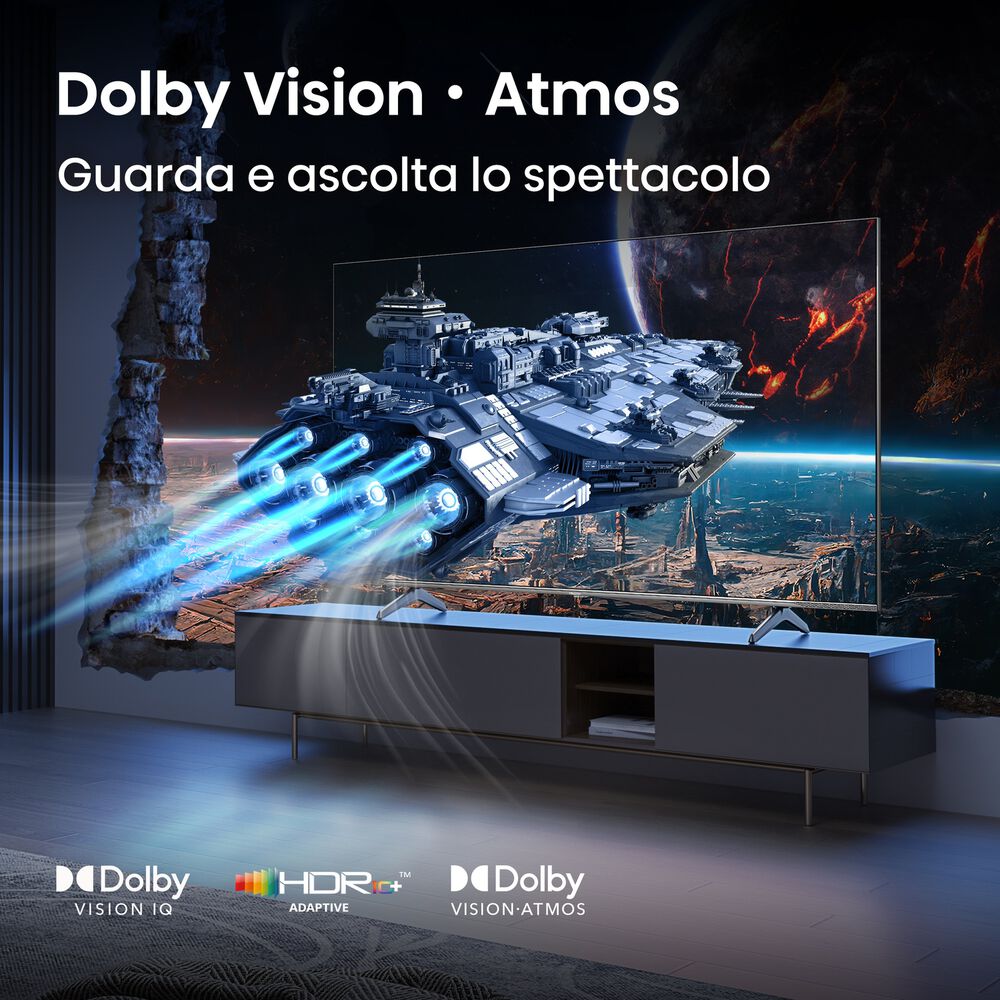 85E7Q PRO TV QLED, SMART TV, 85 ", QLED, Processore Quad Core / MT9618, NERO, Classe E - PRMG GRADING OOBN - 10%, image number 13