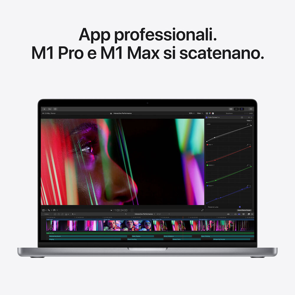 MacBook PRO , 14 pollici, processore Apple, Apple GPU 16-core, 16 GB, SSD 1000 GB, Gray, image number 6