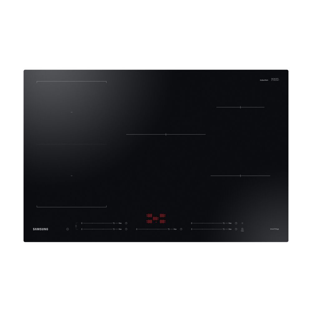 SAMSUNG NZ85C5047FK/U1 PIANO COTTURA A INDUZIONE, 5 zone di cottura, dimensioni: L 80 cm, P 52 cm, Nero - PRMG GRADING RKCN - 15%, image number 0