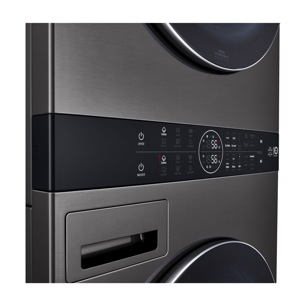 LG WT1716BBF LAVASCIUGA, Caricamento frontale, capacit&agrave; lavaggio 17 kg, capacit&agrave; asciugatura 16 kg, 6 programmi, Profondit&agrave; 77 cm, Giri 1100 rpm, Essence Black Steel, Classe E - PRMG GRADING ROBN - 10%, image number 2