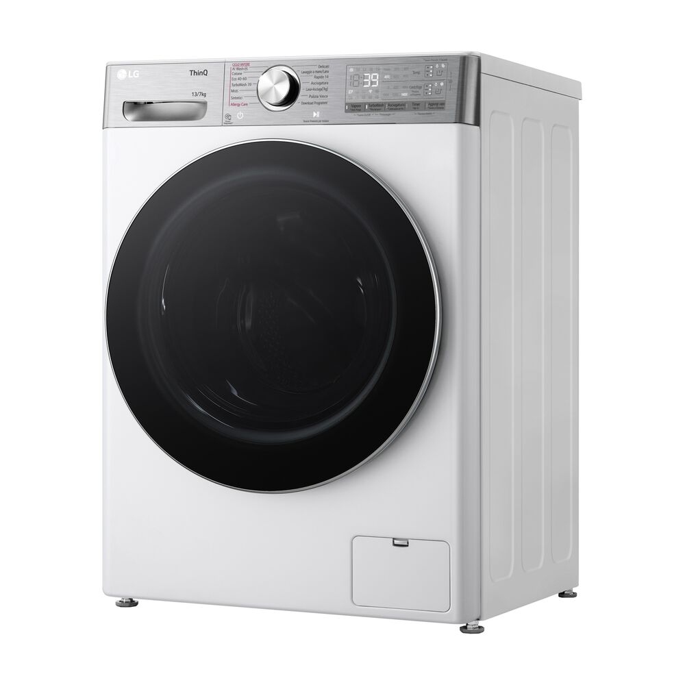 D4R9513TPWC AI DD LAVASCIUGA, Caricamento frontale, capacit&agrave; lavaggio 13 kg, capacit&agrave; asciugatura 7 kg, 14 programmi, Profondit&agrave; 61,5 cm, Giri 1400 rpm, White, Classe D - PRMG GRADING ROBN - 10%, image number 5