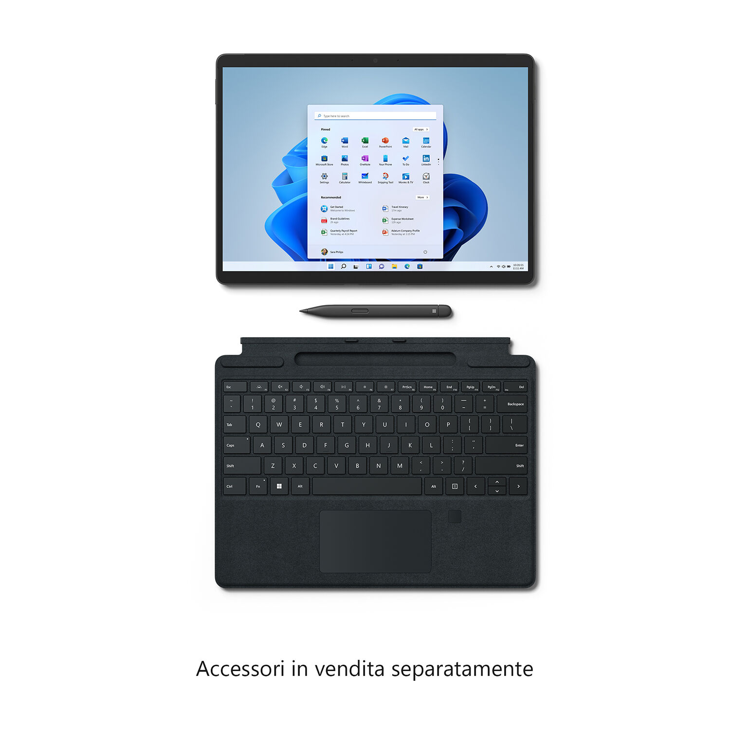 Surface Pro 8 (i7, 16GB, 256GB)キーボードペン付き MICROSOFT SURFACE PRO 8 I7 16GB 256GB PLATI 13''/2880X1920 W11P
