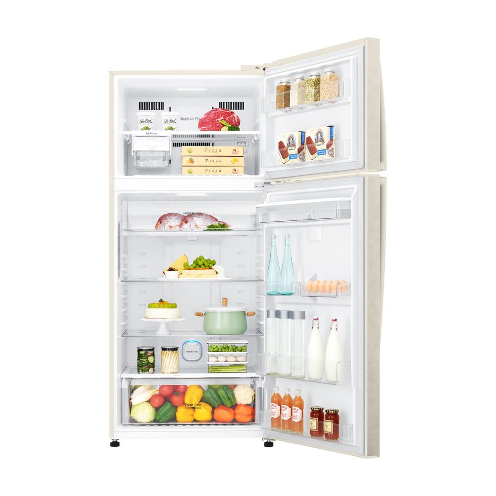 FRIGORIFERO DOPPIA PORTA GTF744SEPED, Capacit&agrave; netta totale 509 l, Rumorosit&agrave;: 43 dB(A), LAN wireless, Dispenser acqua, 3 ripiani, Dimensioni: L 780 cm A 180 cm P 730 cm, Beige, Classe E - PRMG GRADING ROBN - 10%, image number 4