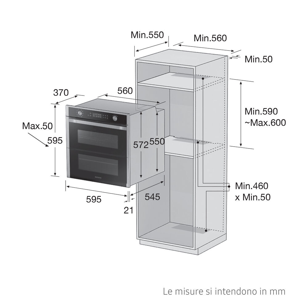 NV75N5641BS/ET FORNO INCASSO, classe A+, image number 10